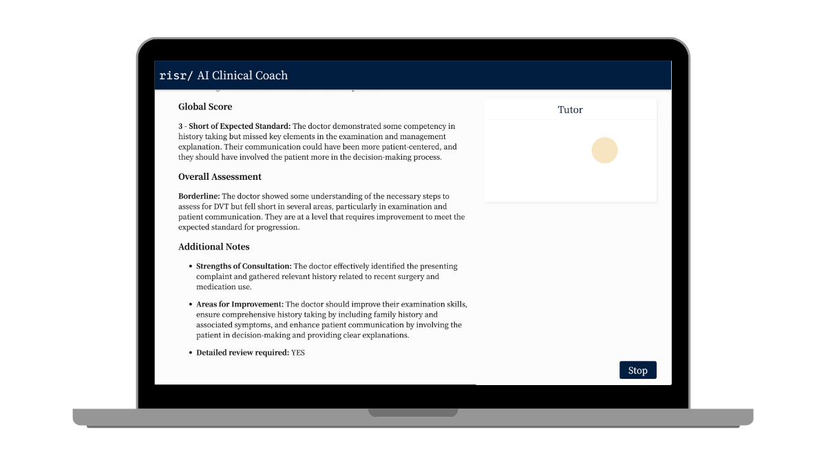 AI Clinical Coach Tutor Agent