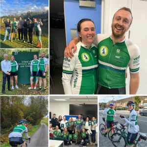 Tour De Vet School rider Oscar Sinfield sponsored by risr/